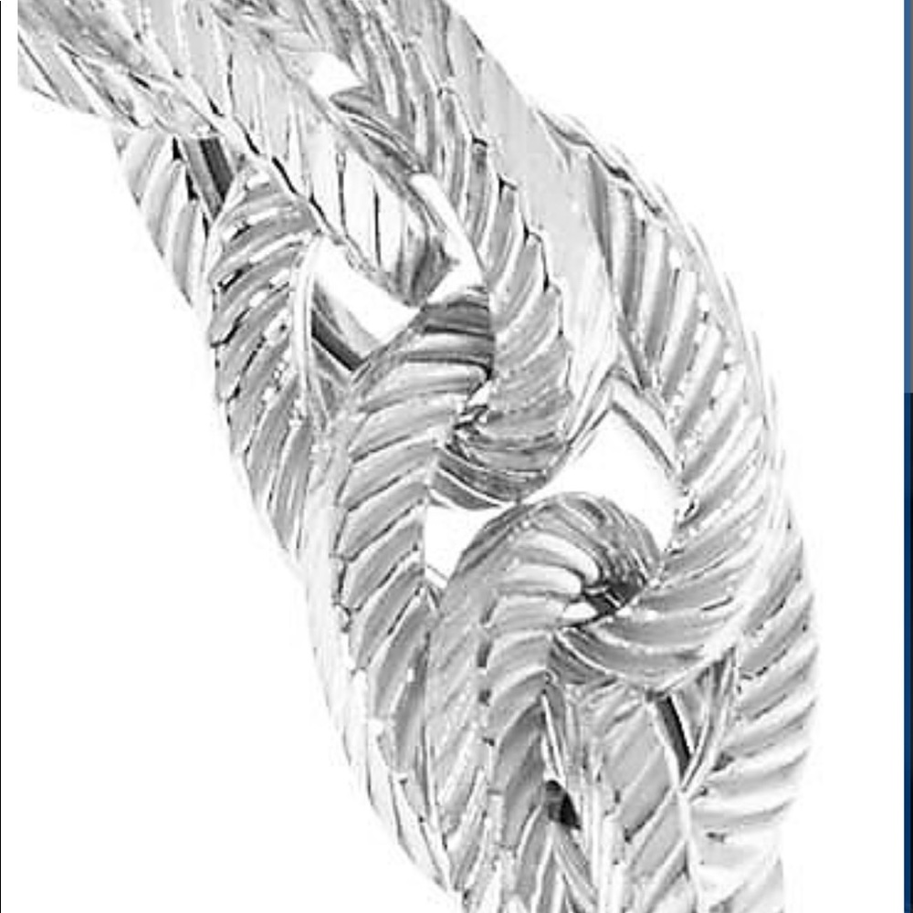 Judith Ripka Verona 925 Large Link Bracelet - Picture 8 of 9